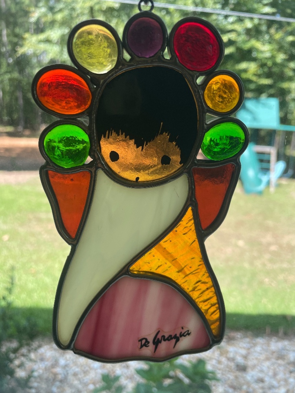 Vintage Ted DeGrazia Sun Catcher